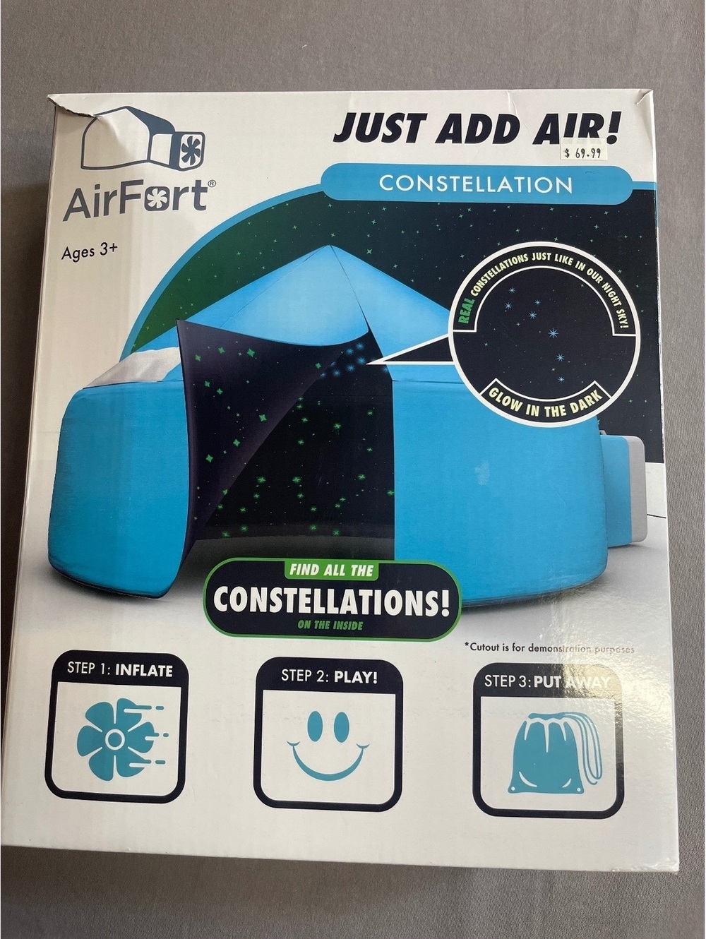 Air Fort glow in the dark constellation tent